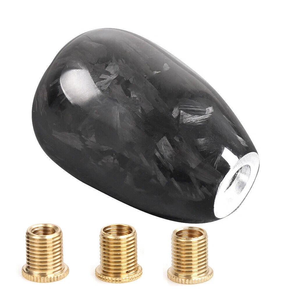 Carbon Fiber Gear Shift Knob for Manual Transmission (Universal Fit)