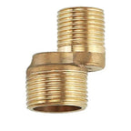 2X Brass Shower Faucet Curved Foot Connector G12 to G34 Pipe Fitting