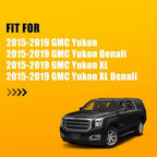 2 Front License Plate Frame Tag Bracket Holder w/ Hardware for GMC Yukon (2015–2019)