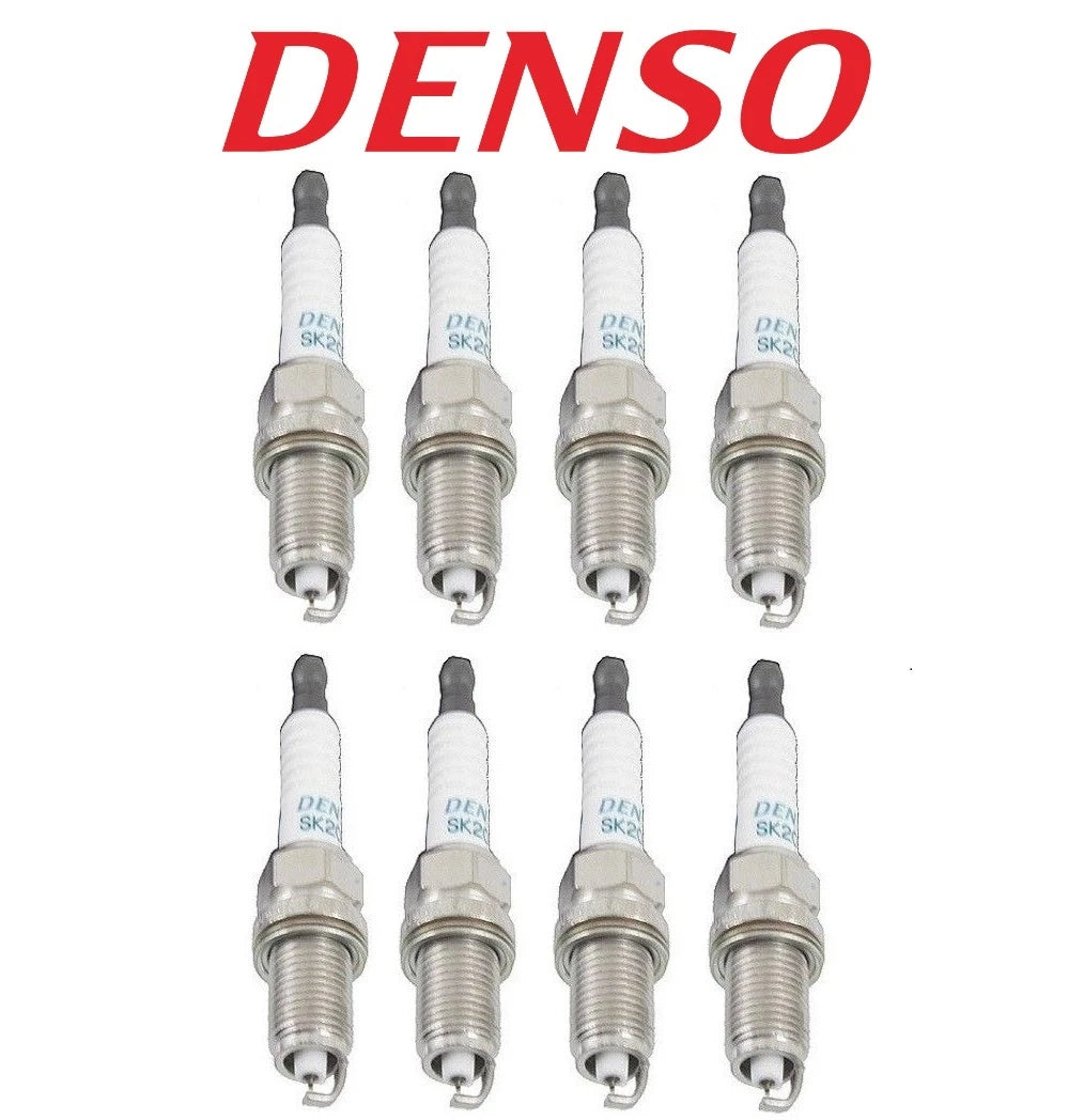 Set of 8 Spark Plugs OEM Denso SK20R11 for Infiniti Toyota Ford Volvo Lexus