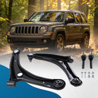 4pc Front Lower Control Arm Set for Dodge Caliber (2007–2012), Patriot (2007–2017), Compass (2007–2017)