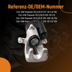 1 Pc Rear Right Electric Brake Caliper Assembly for VW Passat (2005–2008)