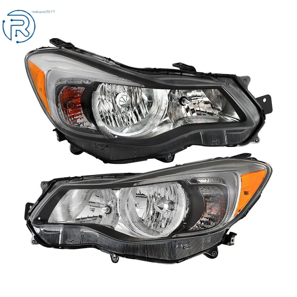 Halogen Headlight Set for Subaru Impreza/Crosstrek (2012-2016) Chrome