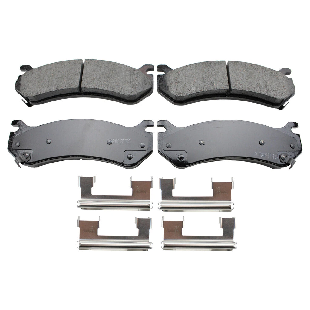 Set of 4 Akebono ProACT Ceramic Brake Pads for Cadillac Chevrolet GMC Hummer (ACT785)