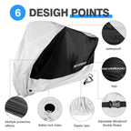 Motorcycle Cover for M-4XL (Waterproof, Outdoor, UV Protect)
