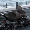 Driver Passenger Seat & Rider Backrest Pad for Harley Electra Glide (2009–2023)