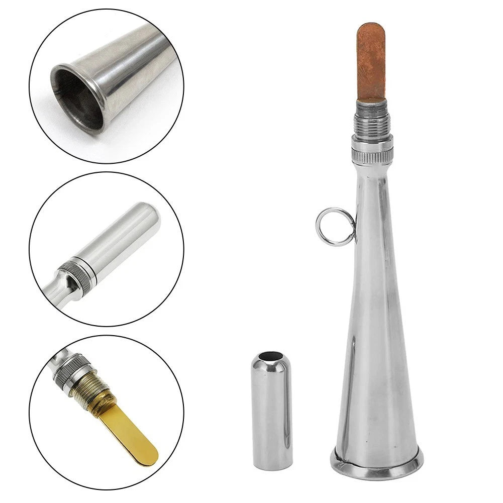 Handheld Fog Horn for Marine Safety (Stainless Steel)
