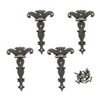Set of 4 Zinc Alloy Antique T Hinges for Various Applications