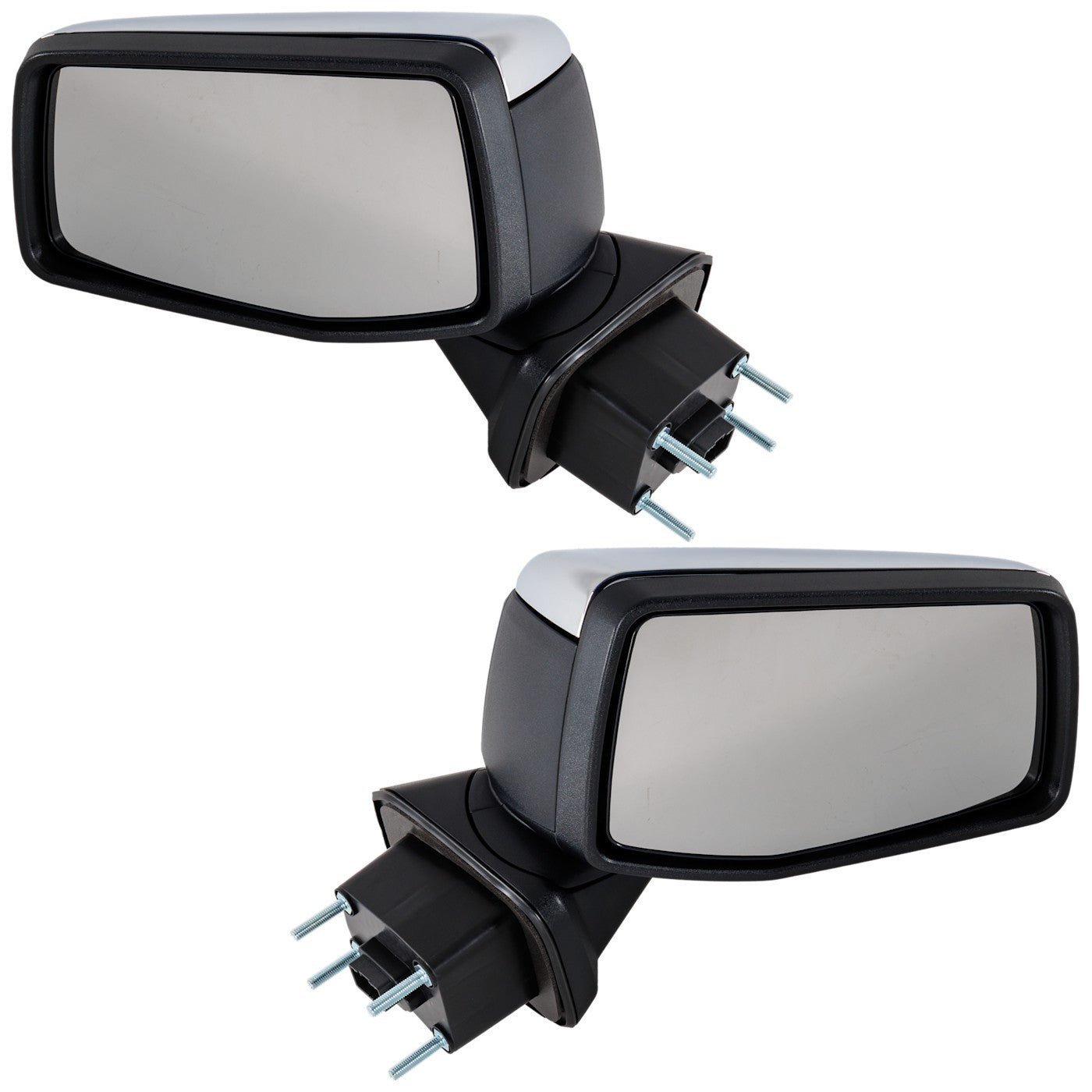 Set of 2 Chrome Mirrors for GMC Sierra 1500 (2019–2023) Power Heated Folding