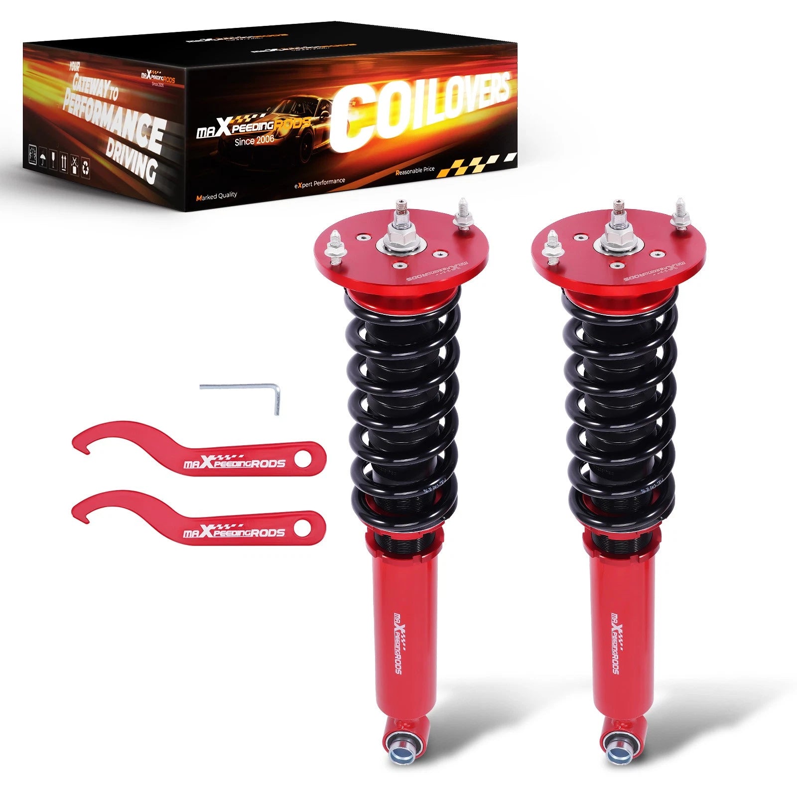 Adjustable Rear Coilovers Lowering Kit for Nissan 240SX S14 (1995–1998)