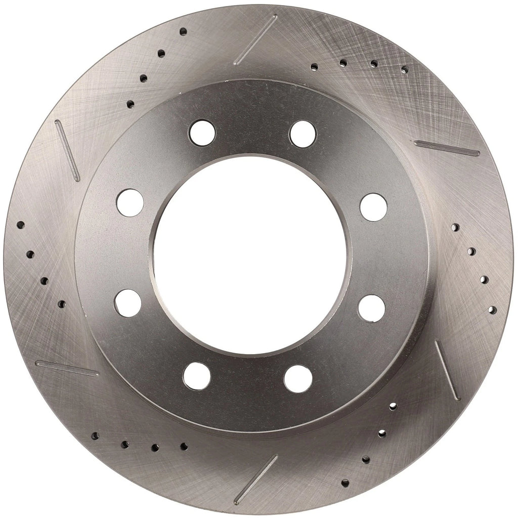 Rear Drilled Slotted Brake Rotors for Dodge Ram 3500 (2003–2008)