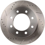 Rear Drilled Slotted Brake Rotors for Dodge Ram 3500 (2003–2008)