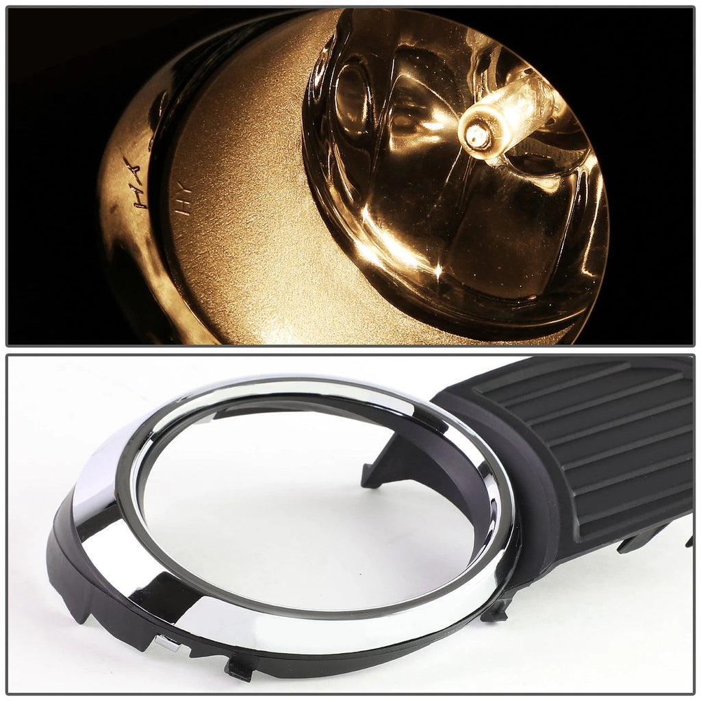 Set of 2 Fog Lights for Toyota Sienna (2011–2017) - Smoked Lens, Chrome Bezel