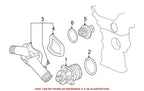 Thermostat Housing Gasket for BMW E34 525i E36 323 325 328 Z3 E39 (1990–2002)