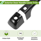 Exterior Door Handle Cover Trim for Ford Bronco (2021–2025) Carbon Fiber Black