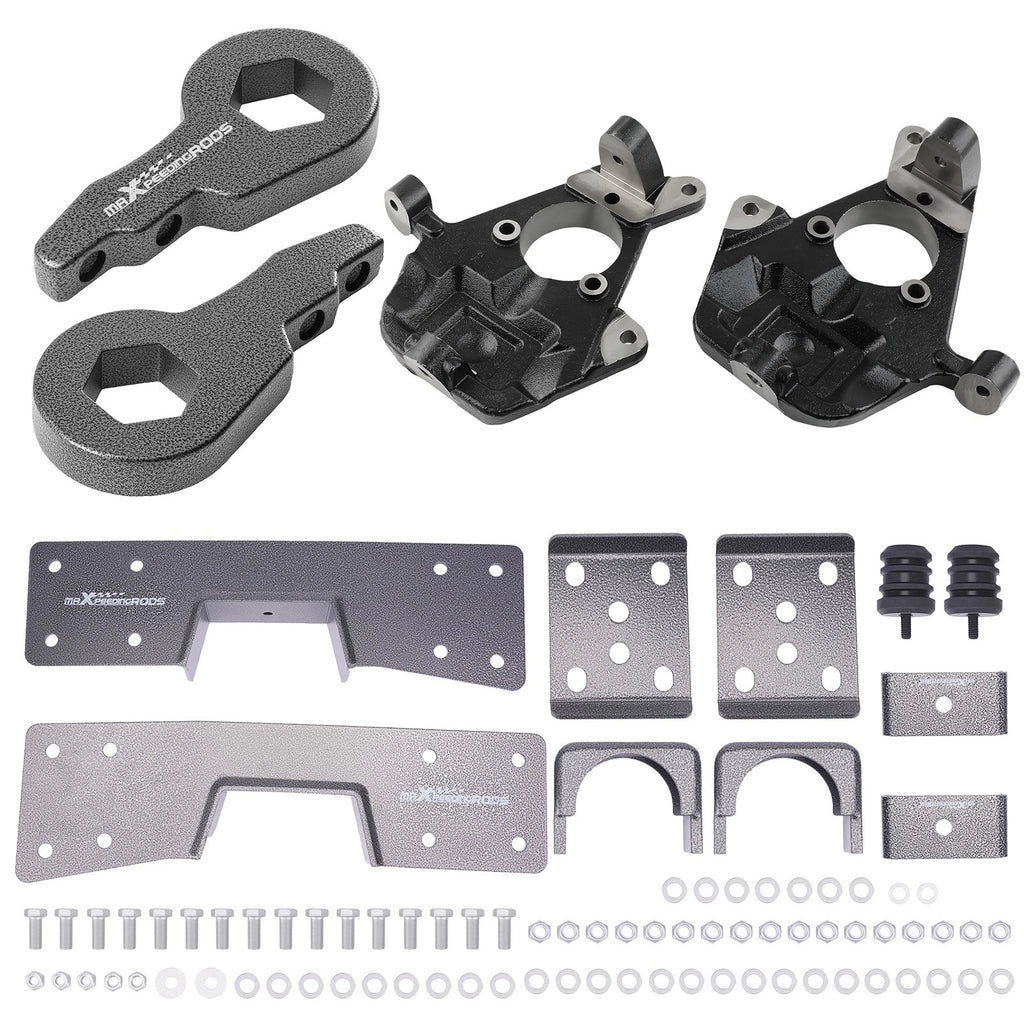 5" Front 6" Rear Drop Spindle Kit for GMC Sierra 1500 4WD (1999–2006)