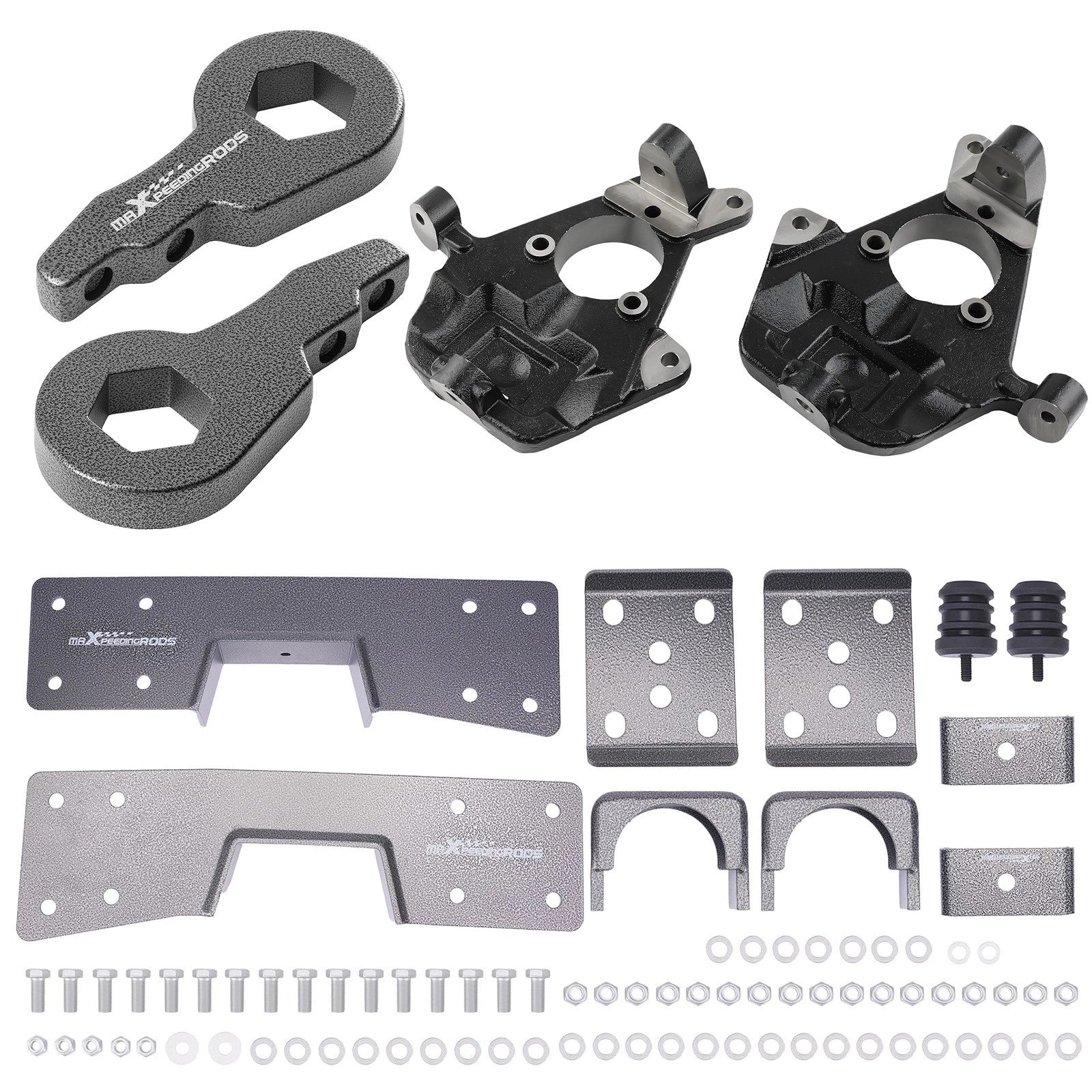 5" Front 6" Rear Drop Spindle Kit for GMC Sierra 1500 4WD (1999–2006)