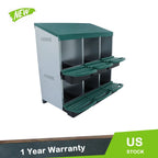 Nesting Box for Chicken Coop (6 Hole Roll Away)