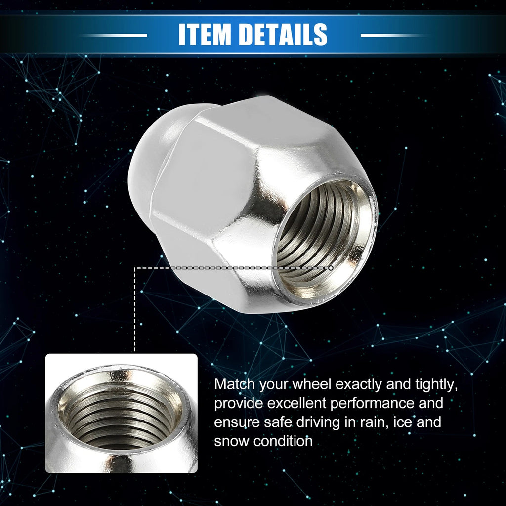 10pcs M12x1.25 Wheel Lug Nut for Honda Accord (1976–1981) No.SU00300765/28171AG000
