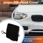 Tow Hook Cover for BMW 1 Series F20 F21 (2012–2019) No. 51117292947 Black