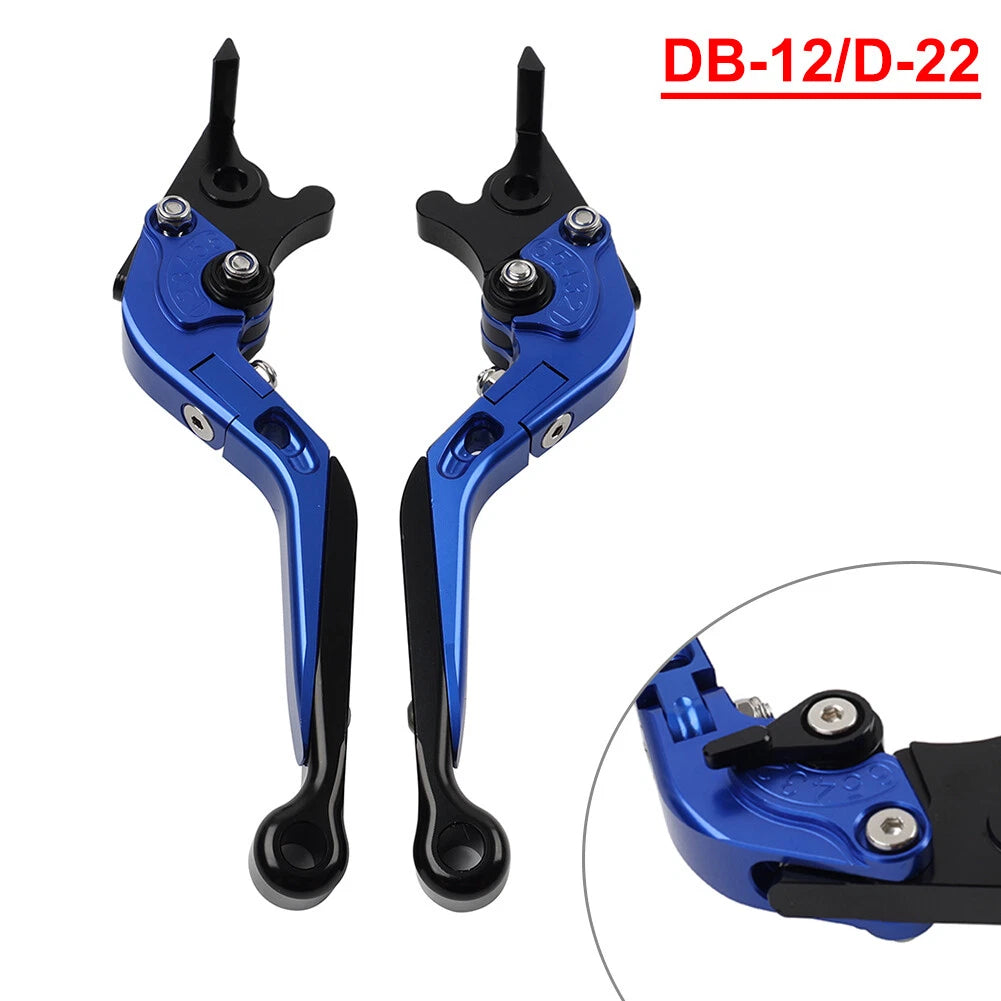 CNC Blue Extendable Brake Clutch Levers for Ducati Monster (620–796)