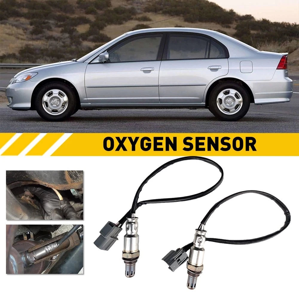 2PC O2 Oxygen Sensor for Acura Honda Accord Civic (Fit Direct)