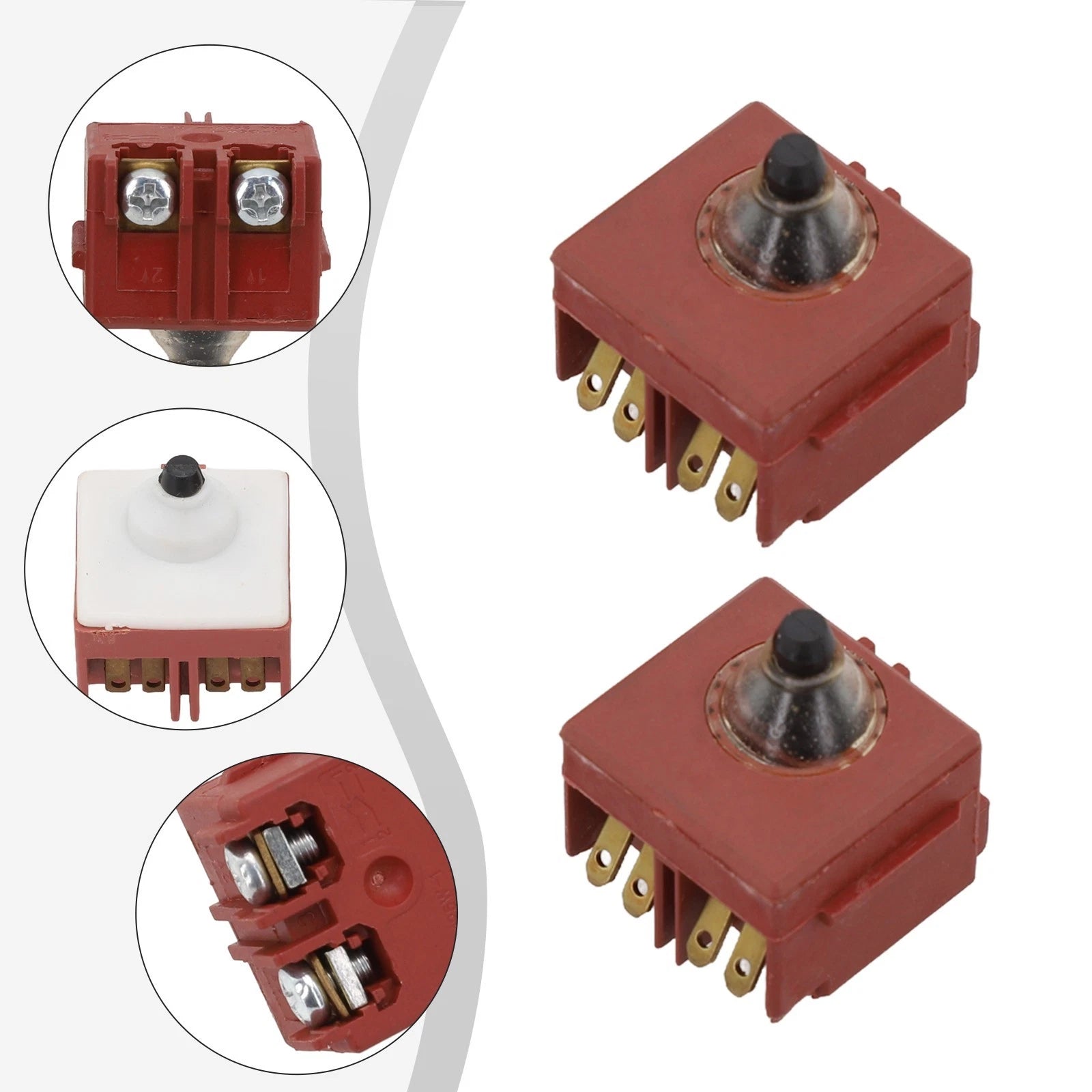 2 Pack Switch for GA5030 GA4530 9557NB 9555NB 9554HN 9558PB Angle Grinder