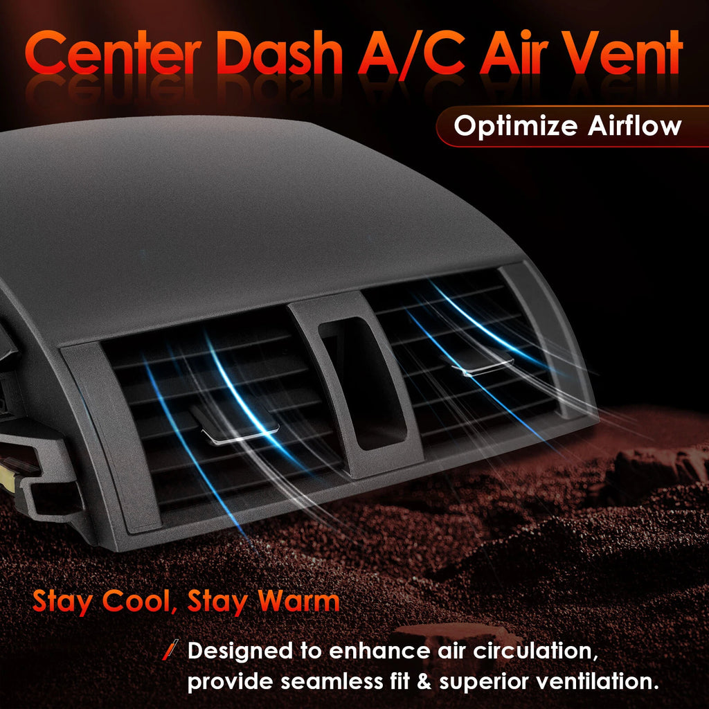 Center Dash A/C Air Vent Trim Panel Cover for Toyota RAV4 (2006–2012) 55670-42060-B0