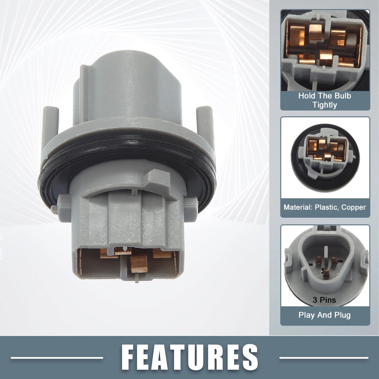 Turn Signal Light Bulb Socket Holder 26243-9B91A for Nissan Altima (2009–2022)