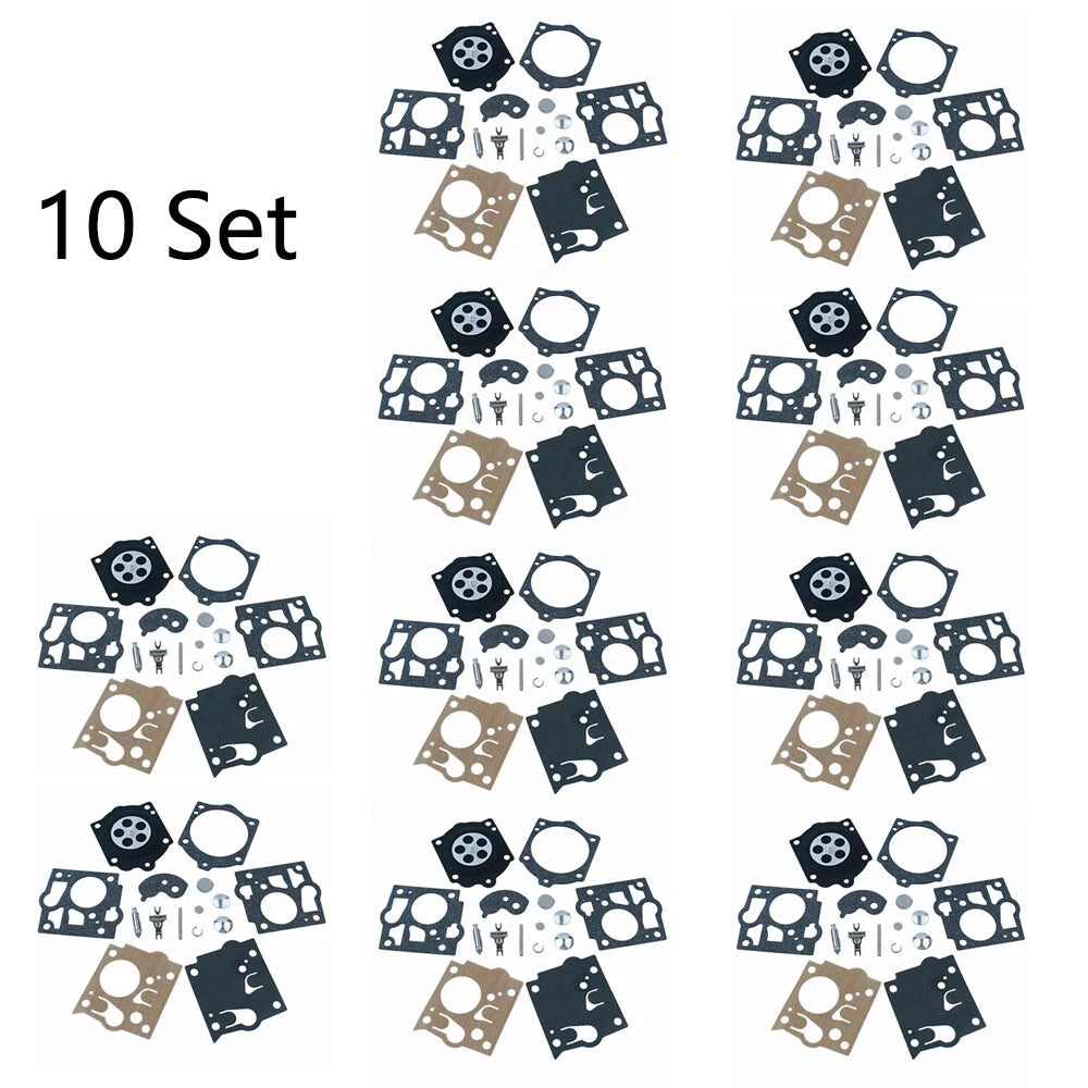 Set of 10 Carburetor Carb Kits for McCulloch Homelite Echo Chainsaw (K10-SDC)