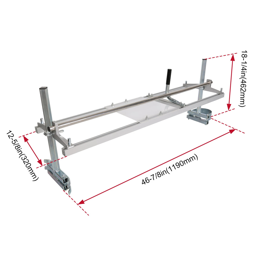 Chain Saw Mill for Portable Lumber Cutting (14"-48")