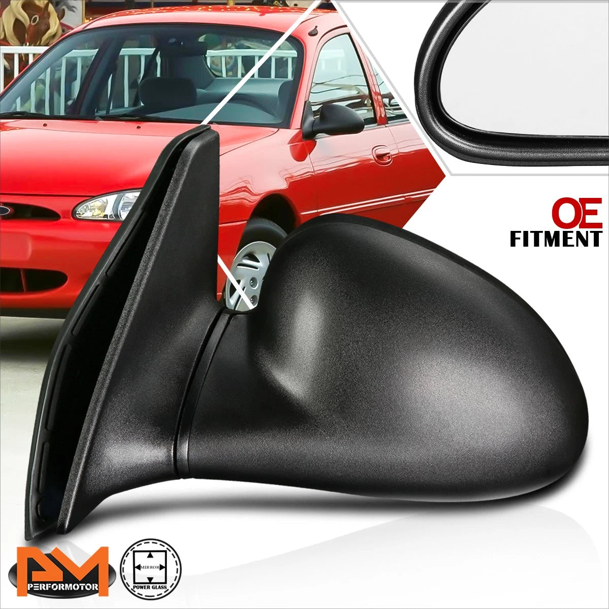 Power Adjustable Side Rear View Door Mirror for Ford Escort (1998–2003)