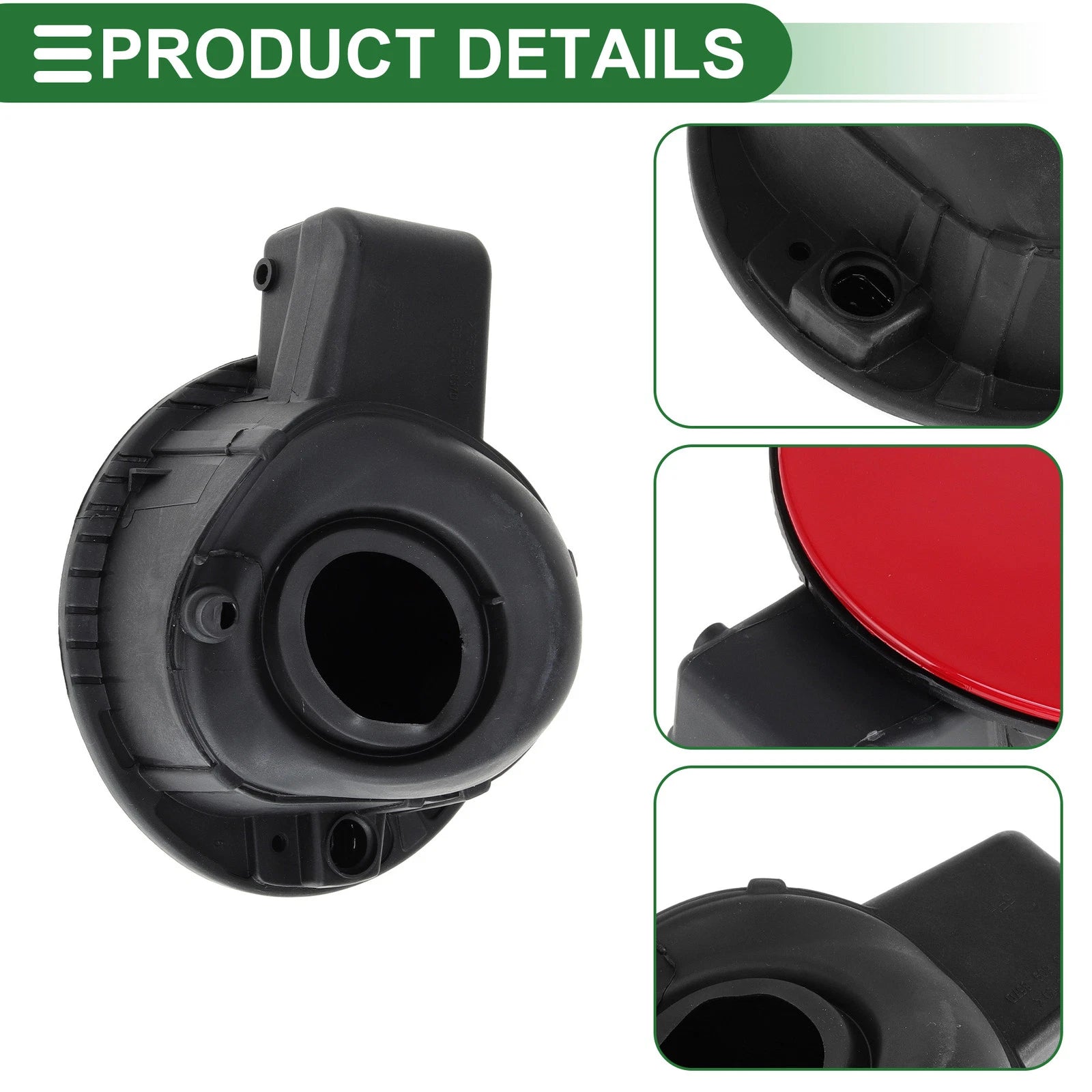 Fuel Tank Door Cap for Volkswagen Polo (2011–2018) Red Filler Flap Cover