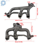 2X Exhaust Manifold & Gasket for Jeep Wrangler Grand Cherokee (TJ)