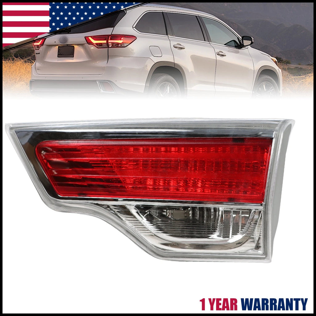 Passenger Right Side Tail Light Lamp Inner for Toyota Highlander (2014–2016)