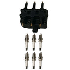 Set of 6 Ignition Coils & Iridium Platinum Spark Plugs for Dodge Ram 2500