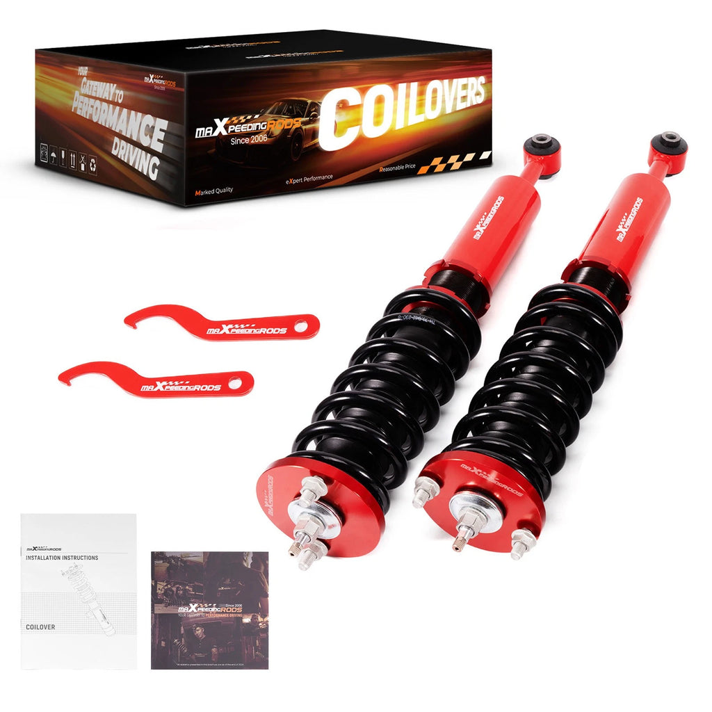 2X Adjustable Rear Coilovers for Honda Accord (1998–2002) Acura TL (1999–2003)