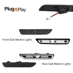 Smoked Lens LED Side Marker Lights for Ford Mustang (2010–2014)