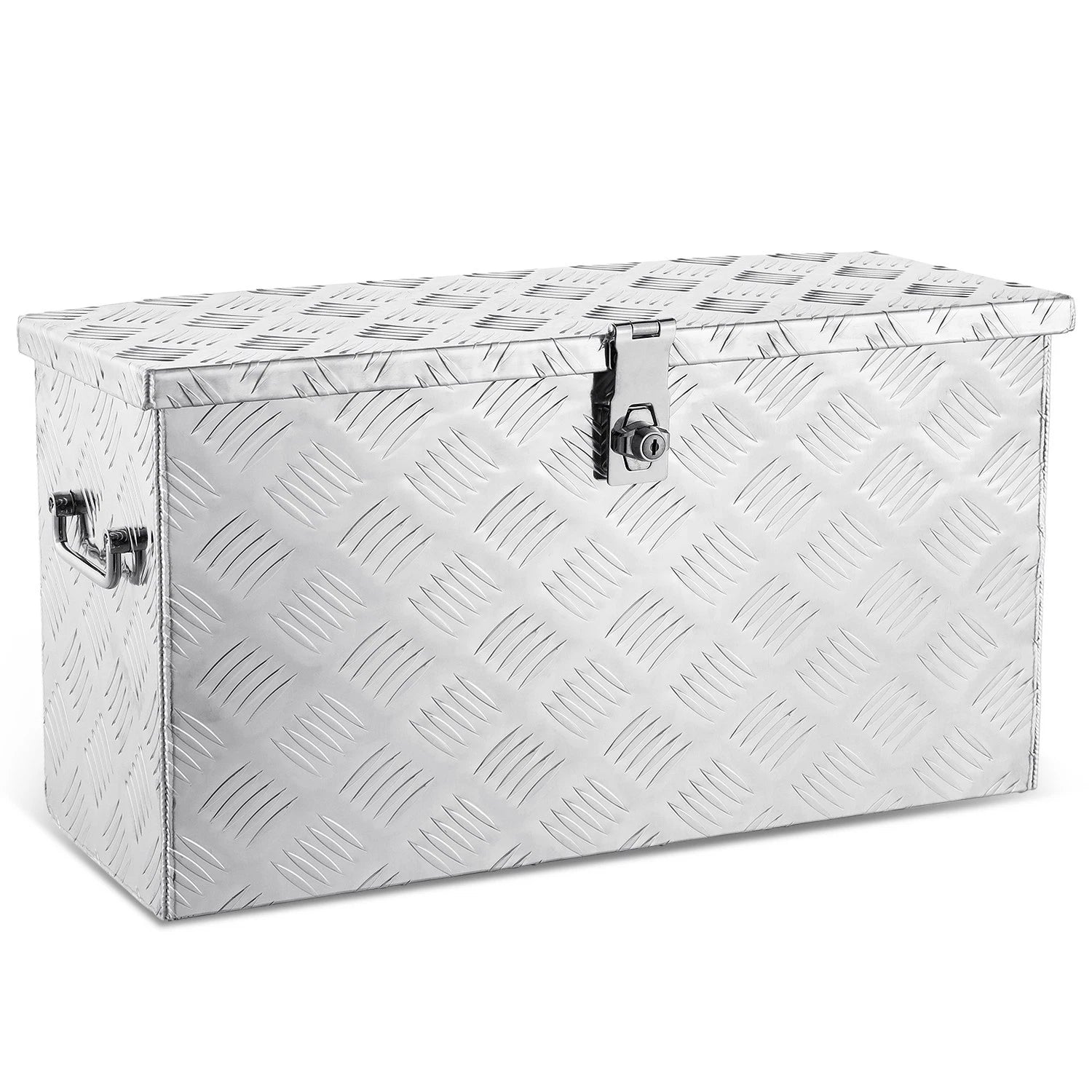 27" Aluminum Tool Box for Hydraulic Lift (5 Bar Diamond Tread)
