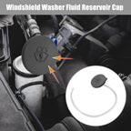 Set of 4 B8913-JG000 Windshield Washer Fluid Reservoir Caps for Nissan Rogue (2008–2013)