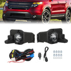Fog Light Assembly for Ford Explorer (2013–2015) with Switch & Wiring