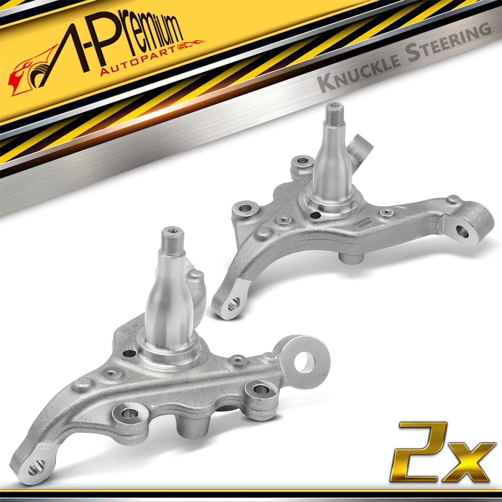 Pair Front Steering Knuckle for Mercedes-Benz E-Class (2010–2016)