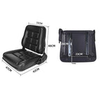 Adjustable Forklift Seat for Tractor Excavator Skid Loader (Universal)