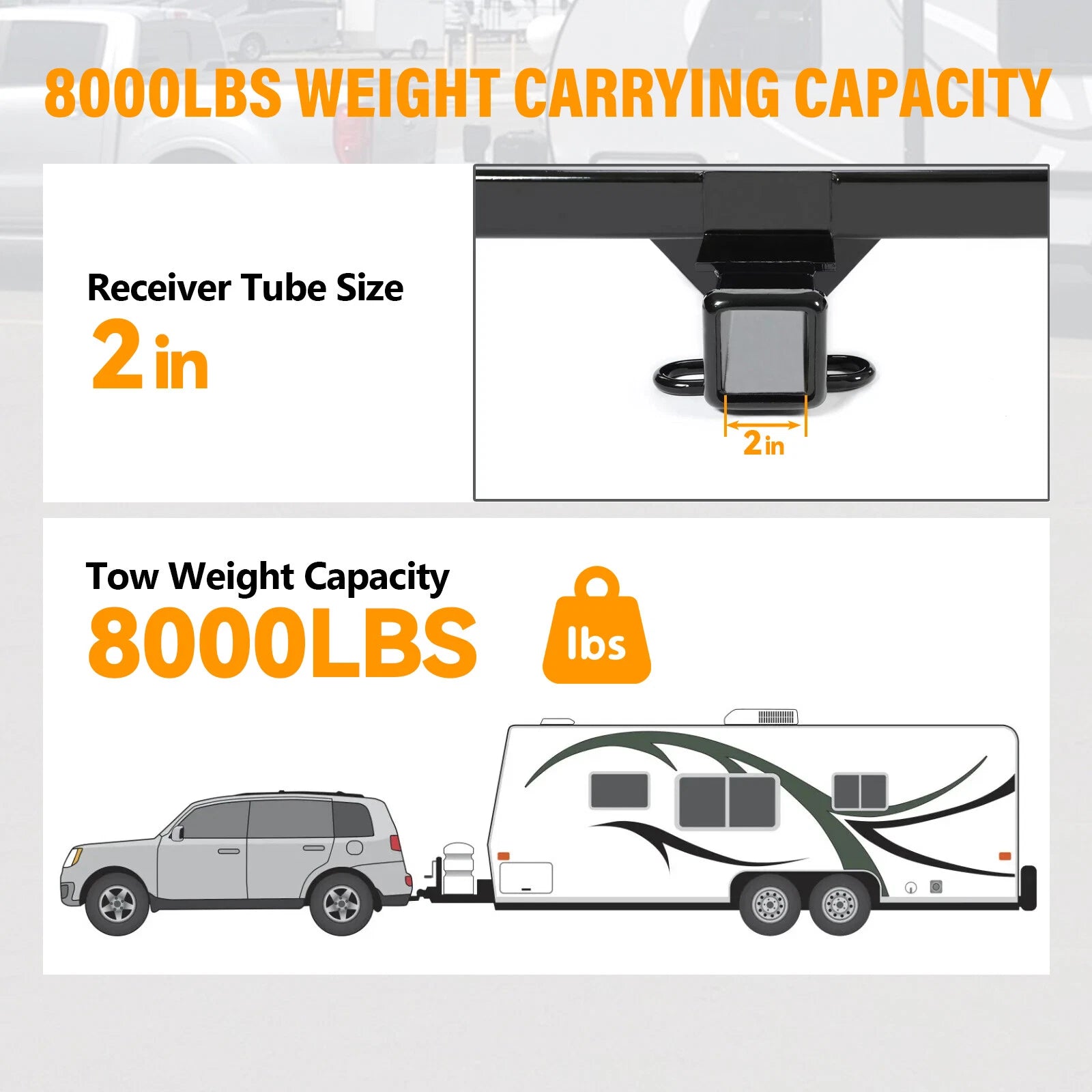 Class 3 Trailer Hitch for Toyota RAV4 (2019–2023)