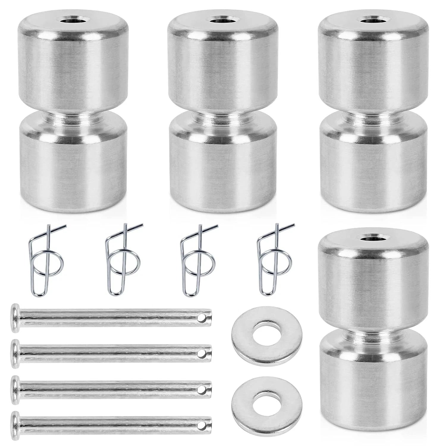 Set of 4 Roller Pins Washers Rings for Gorilla Lift Assi GMNR925