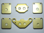 Set of 12 Front Rear Brake Pads for Suzuki LT-A 500 (2003–2007)