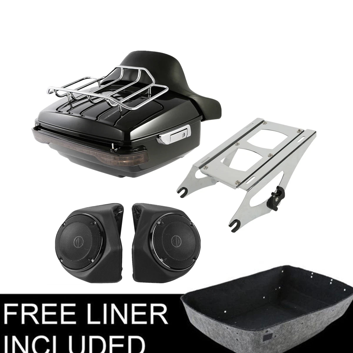 Trunk Light Speakers Rack for Harley Street Road Glide (2014–2023)