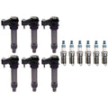 Set of 6 Ignition Coils & 6 Iridium Spark Plugs for GM 3.0 3.6 V6 (0.044)