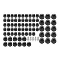 75X CNC Engine Bolt Topper Caps for Harley Touring Road Street Glide (2009-2023)
