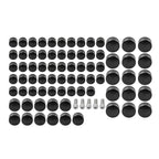 75X CNC Engine Bolt Topper Caps for Harley Touring Road Street Glide (2009-2023)